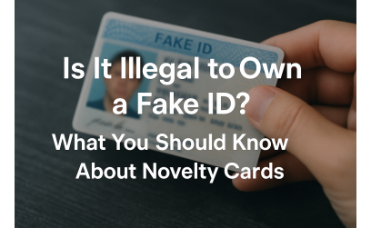 ✓ Is It Illegal to Own a Fake ID? What You Should Know About Novelty Cards