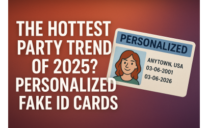 ✓ The Hottest Party Trend of 2025? Personalized Fake ID Cards