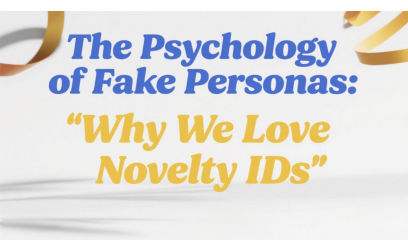 ✓ The Psychology of Fake Personas: Why We Love Novelty IDs