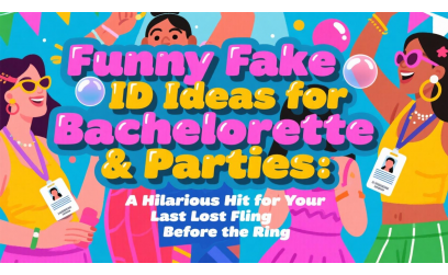 Funny Fake ID Ideas for Bachelorette & Bachelor Parties: A Hilarious Hit for Your Last Fling Before the Ring