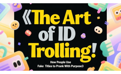“The Art of ID Trolling: How People Use Fake Titles to Prank With Purpose”