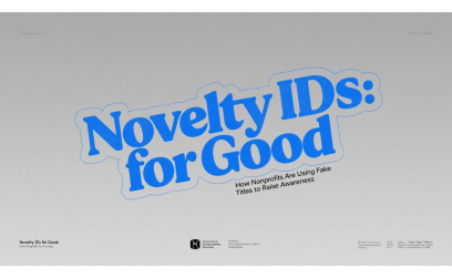 Novelty IDs for Good: How Nonprofits Are Using Fake Titles to Raise Awareness