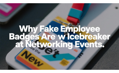 Why Fake Employee Badges Are the New Icebreaker at Networking Events