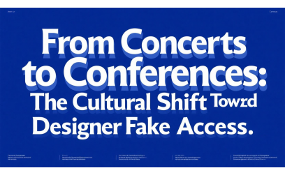 From Concerts to Conferences: The Cultural Shift Toward Designer Fake Access