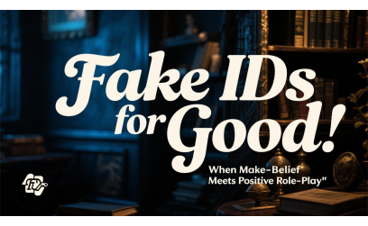 Fake IDs for Good: When Make-Belief Meets Positive Role-Play