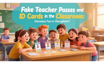 Fake Teacher Passes and ID Cards in the Classroom: Harmless Fun or Disruption?