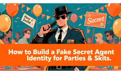 How to Build a Fake Secret Agent Identity for Parties & Skits