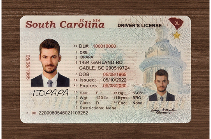 South Carolina Fake ID