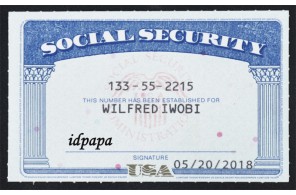 Fake Social Security Card Fake Social Security Card